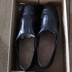 Clark’s Leather Shoe - Black 9 medium
